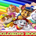 Livro de colorir para Patrulha Canina