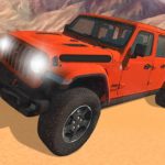 Simulador de motorista perigoso Jeep Hilly